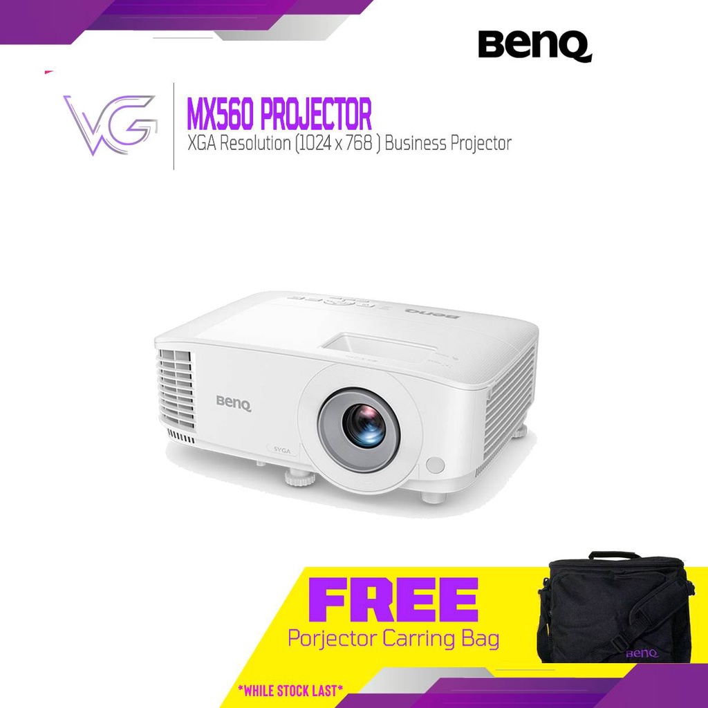 BenQ Projector MX560 with XGA Resolution (1024 x 768), 4000 Lumens
