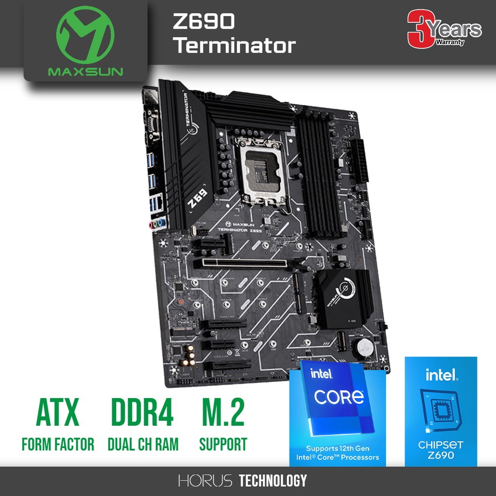 MAXSUN MS-Z690 D4 Terminator Motherboard | Shopee Malaysia