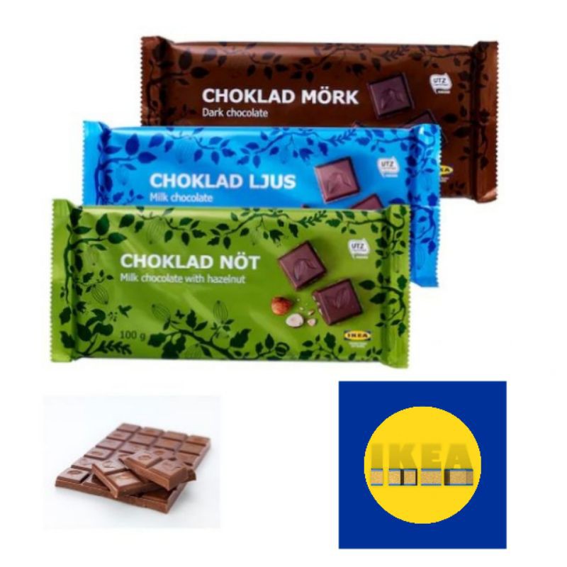 IKEA CHOKLAD NOT MORK LJUS Milk Chocolate & Milk Chocolate Bar Dark Chocolate Shopee Malaysia