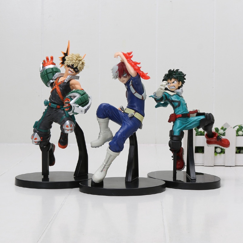 My Hero Academy Character Toy Smack Midoriya Izuku Shouto Todoroki Katsuki Boku No Hero Academic Model Statue Toy 16cm Shopee Malaysia