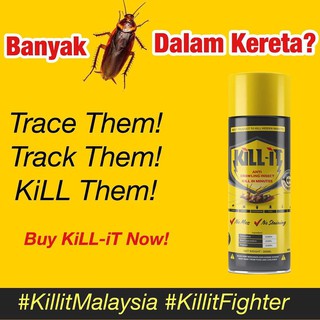 KILL IT SPRAY LIPAS KERETA PEST CONTROL ANTI CRAWLING 