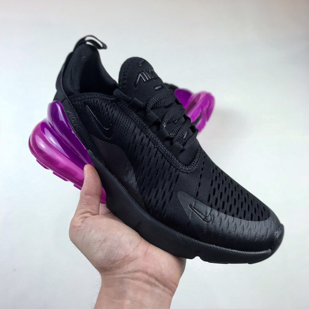 nike air purple and black