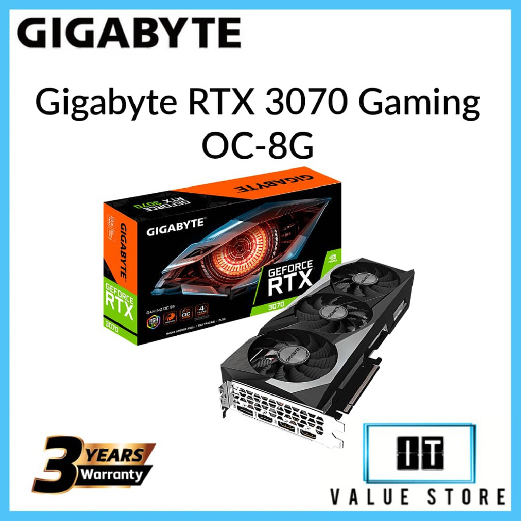 Gigabyte GeForce RTX 3070 GAMING OC 8GB GDDR6 Graphic Card - LHR (Lite ...