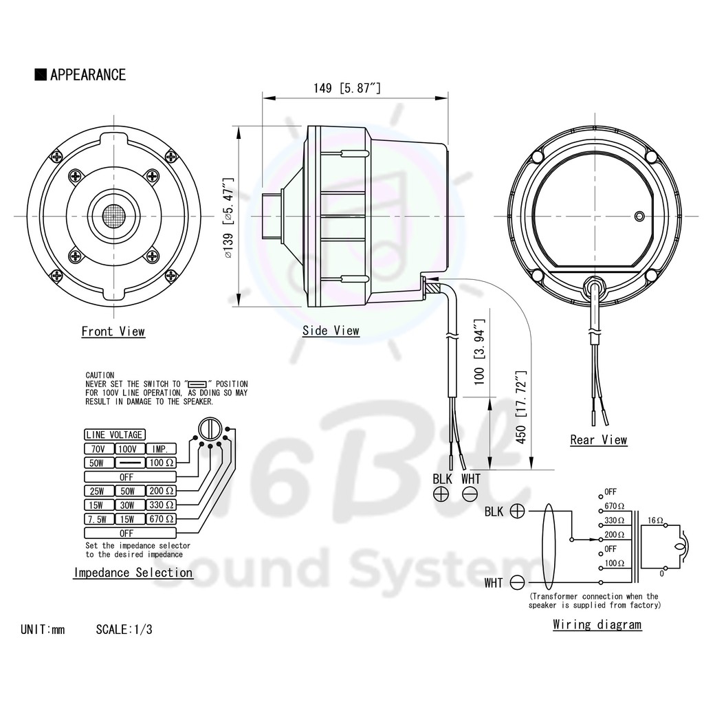 TOA TU-652M 50W Horn Speaker Drive Unit With Variable 70 / 100V Line  Transformer | Shopee Malaysia