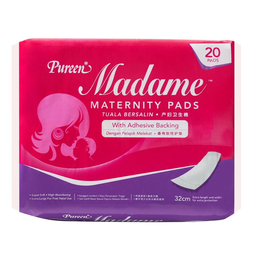 Pureen Madame Maternity Pads (20's) Shopee Malaysia