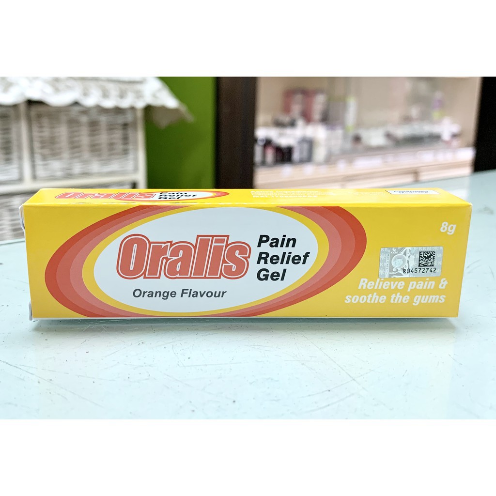 oralis pain relief gel ( for gum ulcer and gum infection) orange