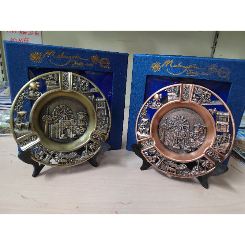 [Melaka Souvenir] Ashtray Besi Design Melaka Free Stand Cigarette Ashtray