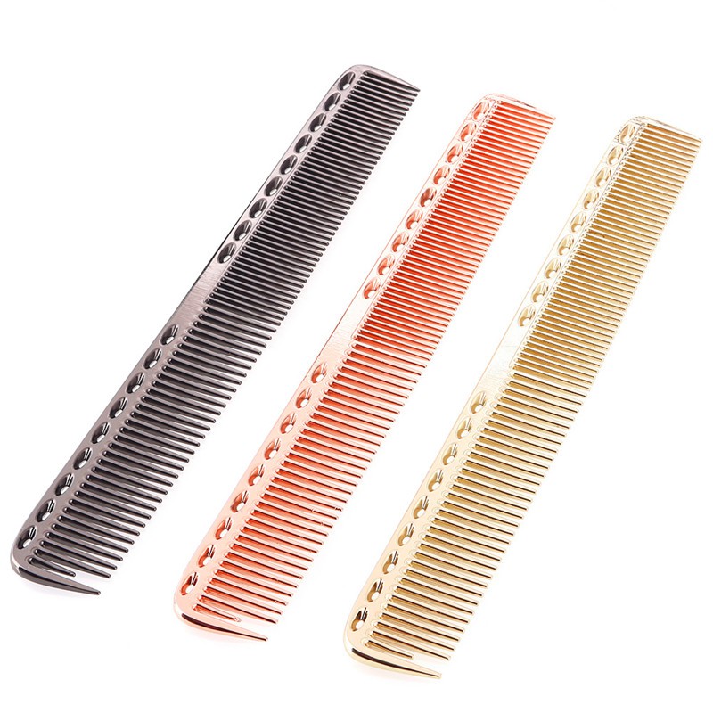 1pcs Stainless Steel Hair Comb Ultra Thin Anti Static Salon Hair