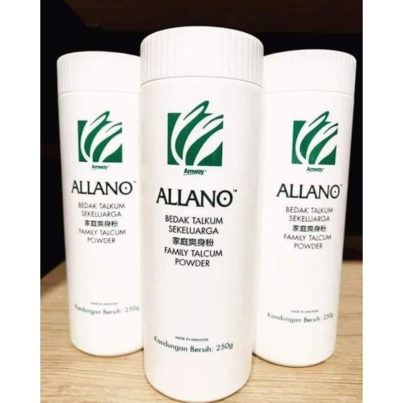 Amway Allano Family Talcum Powder 205g Ready Stock Bedak Berubat | BeeCost