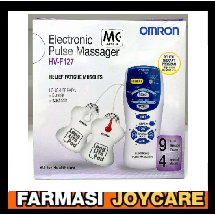 Omron Eletronic Pulse Massager / Tens Machine HVF127 / HVF128 / HV