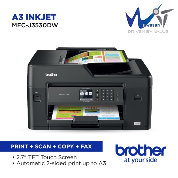 Brother MFC-J3530DW MFC J3530DW InkBenefit A3 PRINT SCAN COPY FAX ...