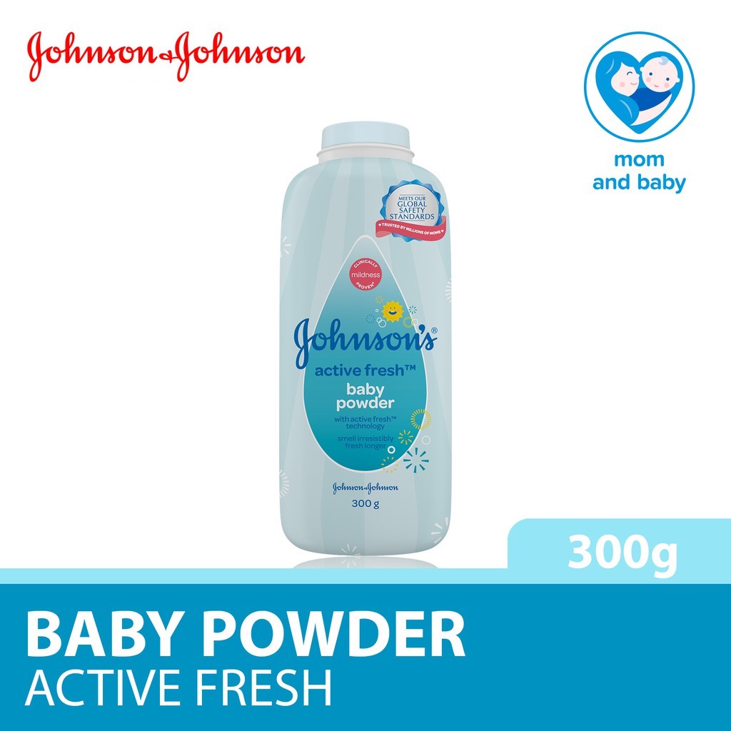 Johnson's Baby Powder Active Fresh 300g