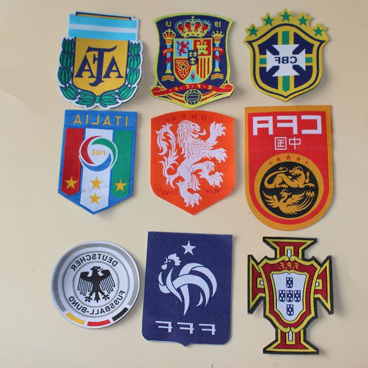 Football Fan Souvenirs Argentina France Portugal Baban Yard Italy Badge Clothes Patch Cloth Stickers Shopee Malaysia