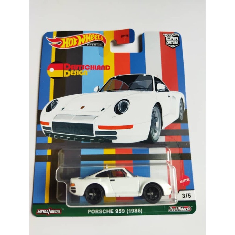 Hot Wheels Premium Car Culture Porsche 959 1986 Deutschland Design