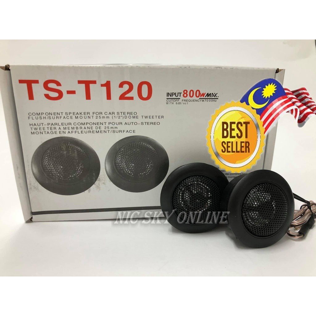 TS-T120 Pioneer Tweeter 1set 2pcs | Shopee Malaysia