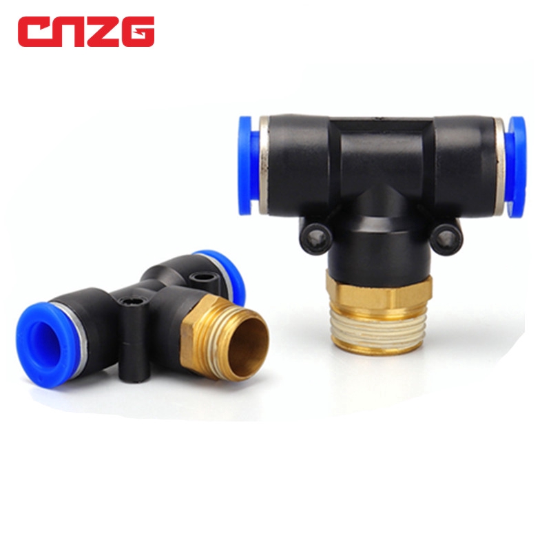 1pcs Pb Tube O D 4 12mm Brass Male Thread Size M5 1 8 1 4 3 8 1 2 Y Style Push In Fittings Pneumatic Quick Connector Shopee Malaysia