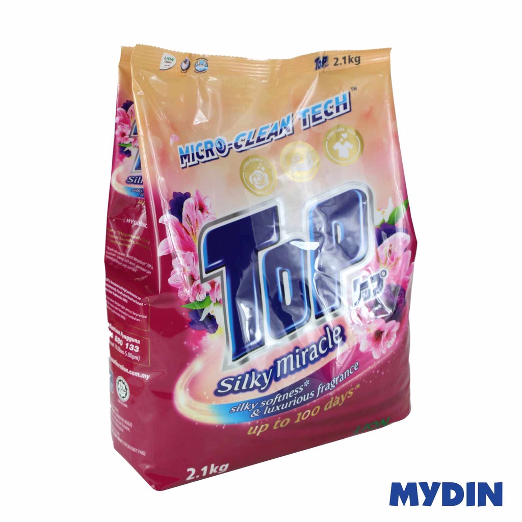 Top Detergent Powder Silky Miracle (2.1kg)