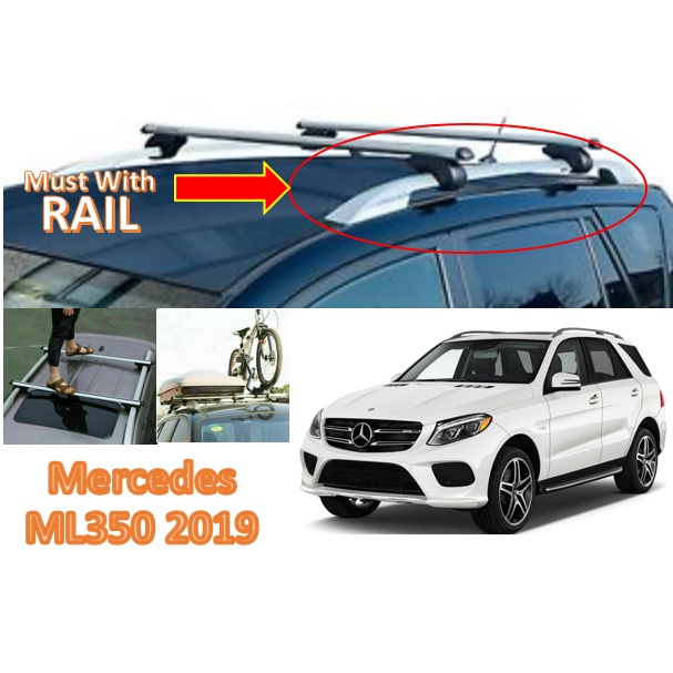 Mercedes ML350 2019 New Aluminium universal roof carrier Cross Bar Roof Rack Bar Roof Carrier Luggage Carrier