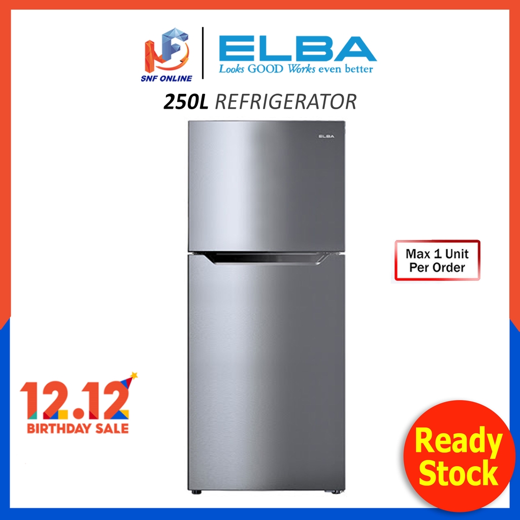Elba 250L Fridge Refrigerator Peti Sejuk 2 Pintu ERG2521 ...