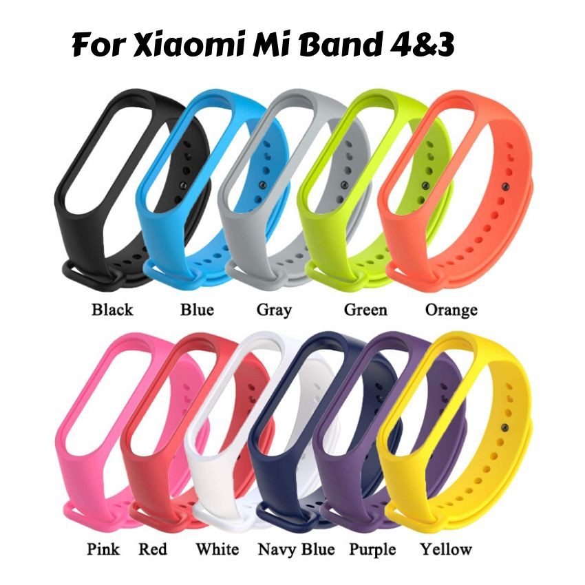 Xiaomi Mi Band 4 Strap Bracelet Replacement Silicone Strap ...