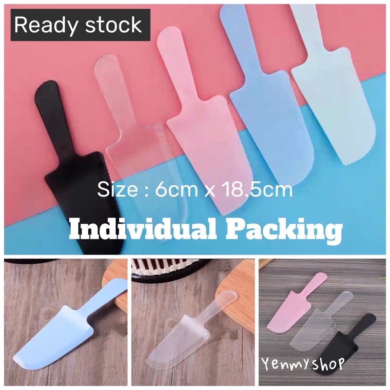 Birthday Cake Knife Pisa Kek 蛋糕切刀Disposable Plastic Knife