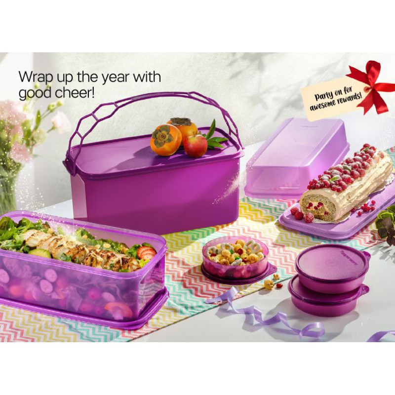 Tupperware Large Square a way 620ml