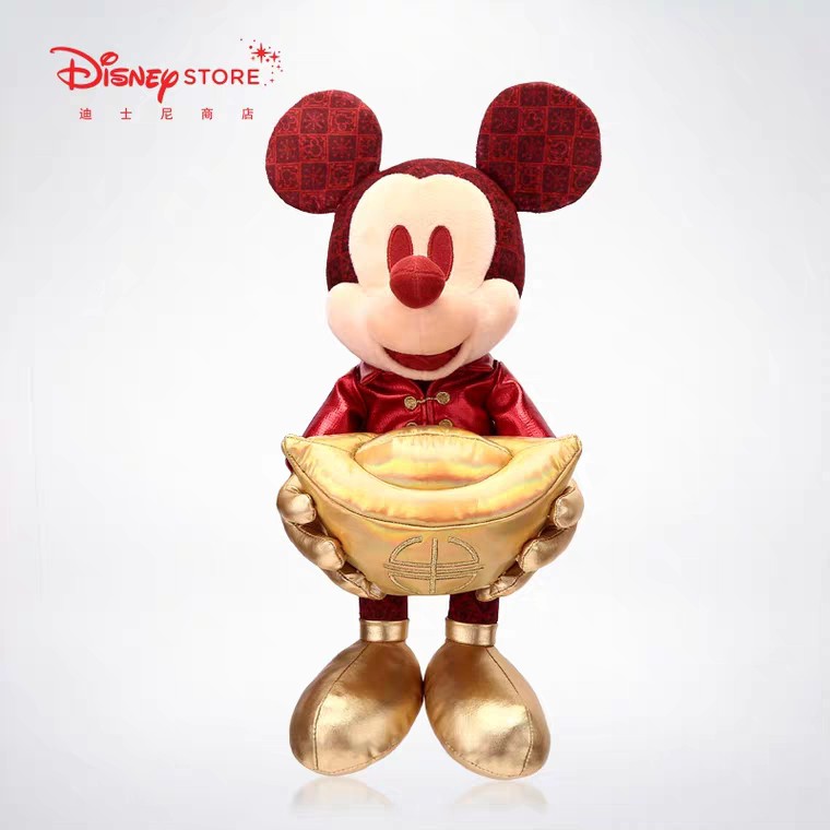 Authentic Disneyland Disney Store 2020 Chinese New Year Mickey Mouse Plush Toy Shopee Malaysia