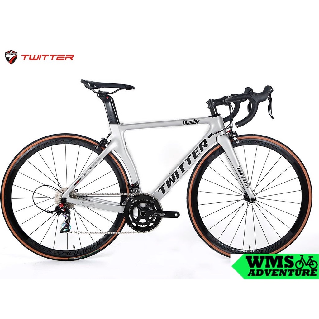 Twitter Thunder Retrospec 22S Carbon V Brake Aerodynamic Road Racing ...