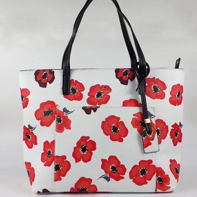 kate spade poppy tote