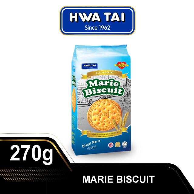 Buy Hwa Tai Classic Marie Biscuit 270g Seetracker Malaysia