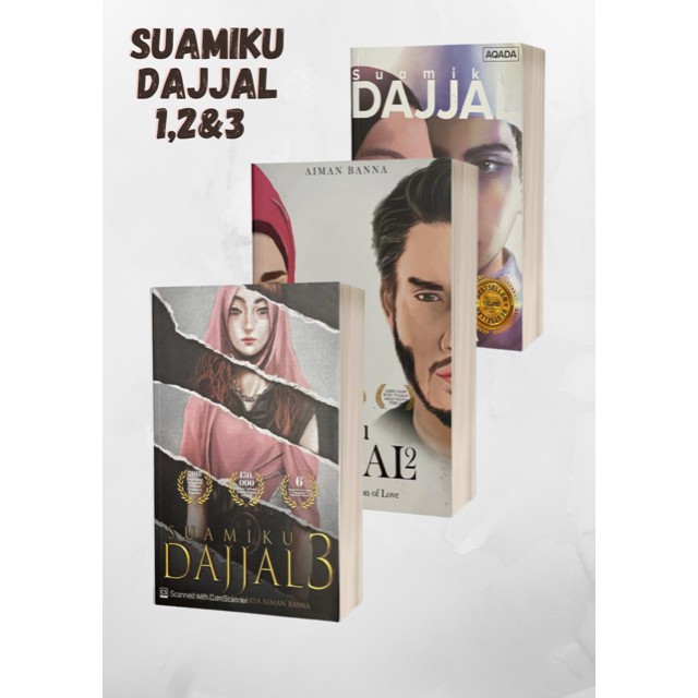 Suamiku Dajjal 1 2 3 Aiman Banna Shopee Malaysia