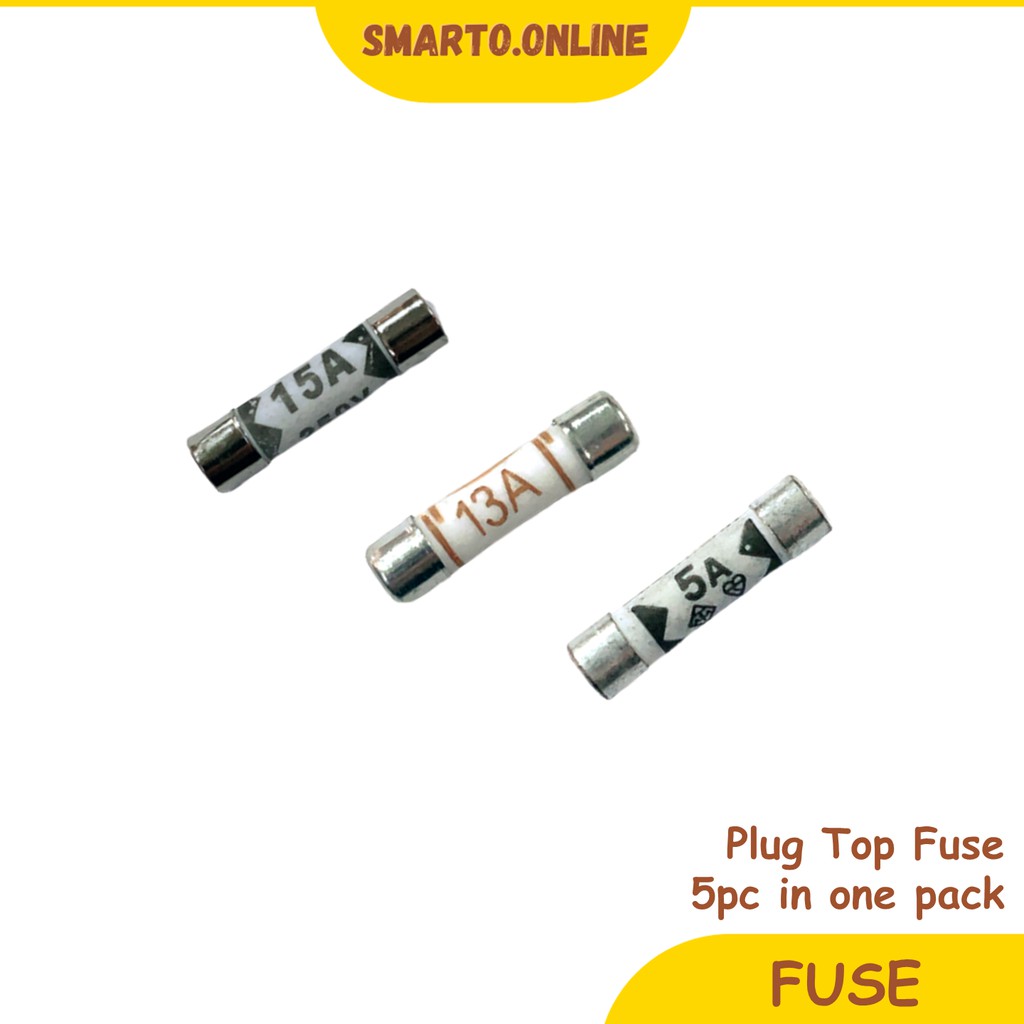 Plugs Fuse Plug Top Fuse Switch Fuse Premium Quality (5pcs) Shopee