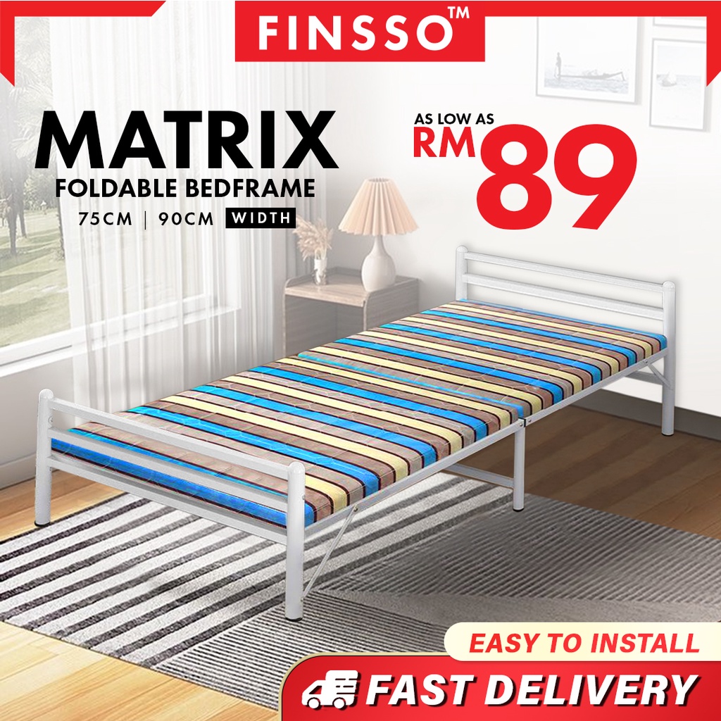 READY STOCK FINSSO: ARIAL BED FRAME WITH FREE TOPPER / KATIL / TILL THIS WEEK ONLY!!!