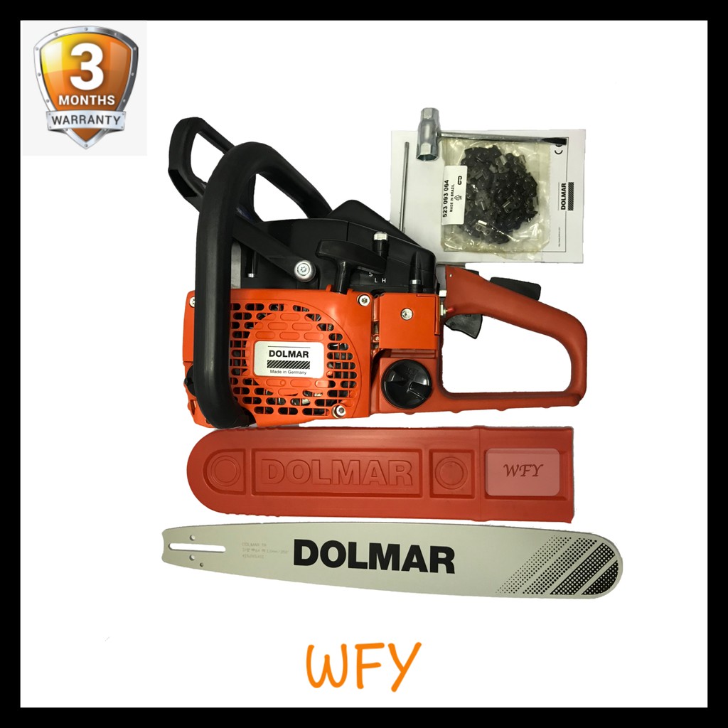 Chainsaw 18" and 20" Dolmar 109 and 115 Heavy Duty (Made in Germany