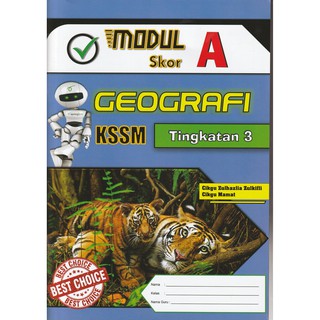 Modul Skor A Geografi Kssm Tingkatan 1 2 3 Shopee Malaysia