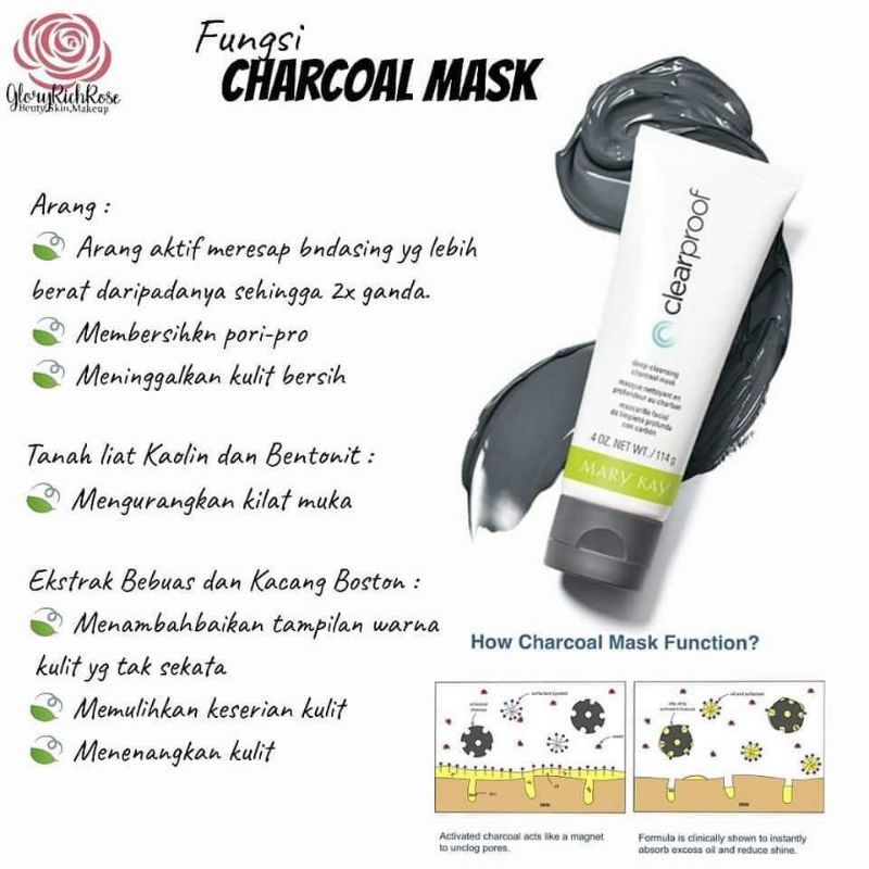 Ready Stock Mk Clearproof Charcoal Mask With Free Gift Shopee Malaysia