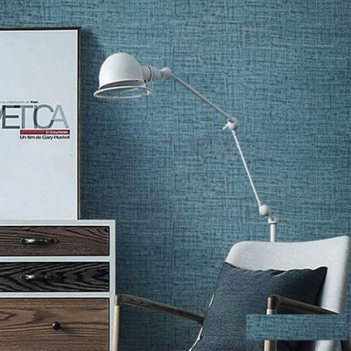 Wallpaper Plain Blue Pattern Furniture Refurbished New Skin