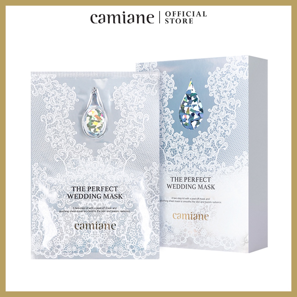 [Camiane] Korean Facial Wedding Peel Off Pack and Sheet Mask (1 box / 5 Sets)