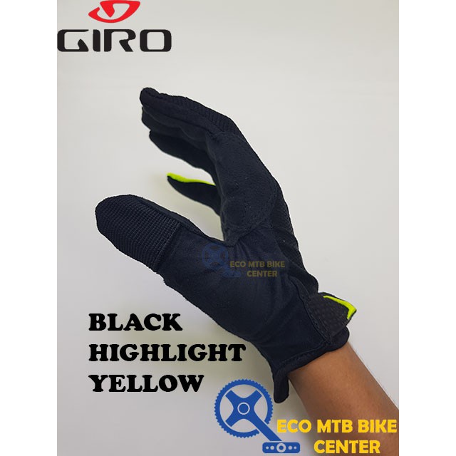 giro long finger gloves