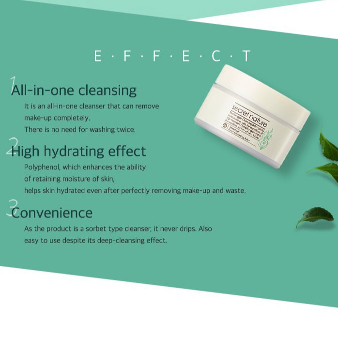 secret nature cleansing balm