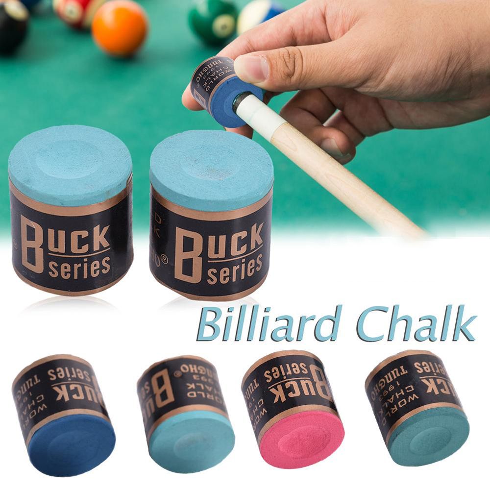 SWEETJOHN No-slip Billiard Chalk Calcium Carbonate Billiards Accessories Pool Cue Chalk Professional Durable Snooker Cue