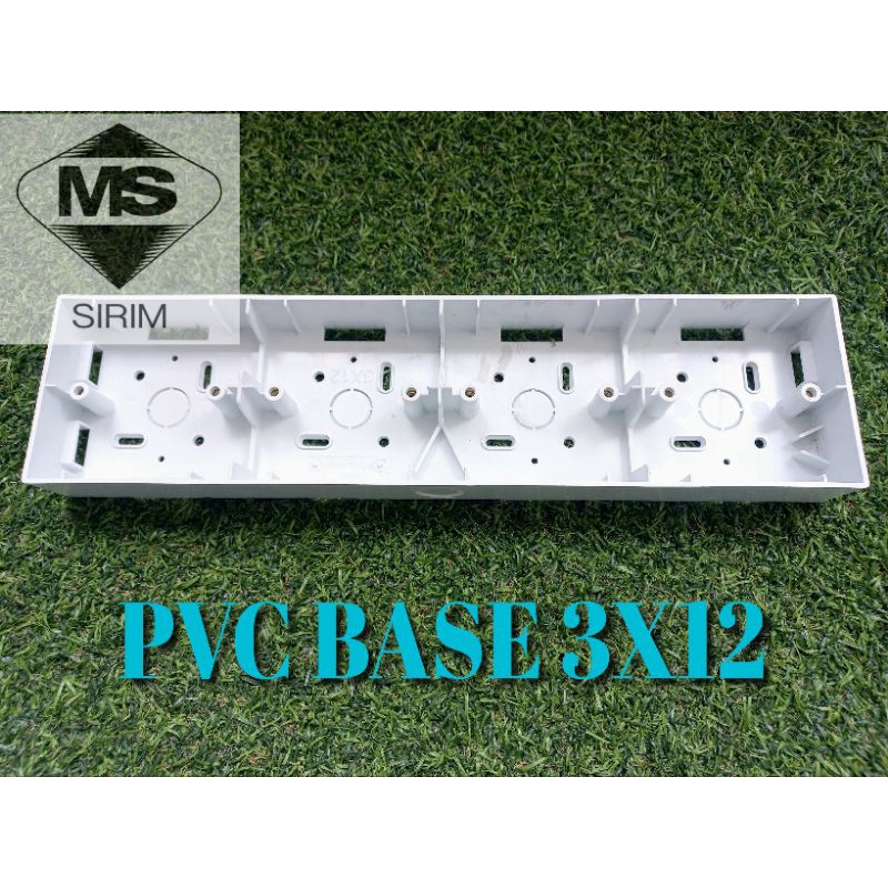 PVC BASE /3X12 /4 GANG OUTLET Shopee Malaysia
