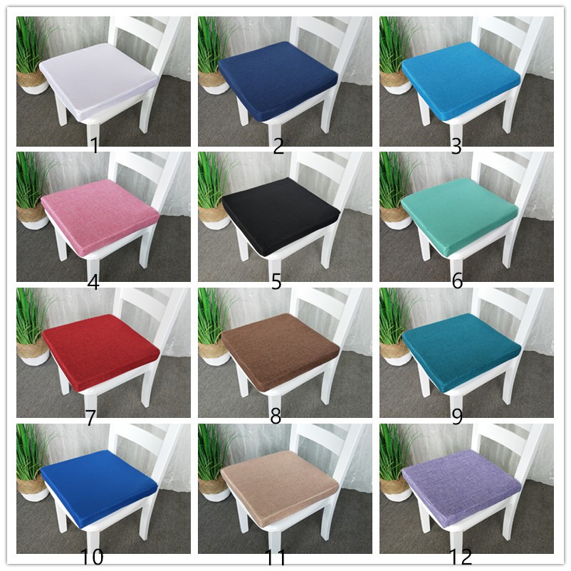 40x40x5cm Brown Chair Cushions With Ties For Dining Chairs Set Of 6 Memory Foam Chair Cushions For Outdoor Furniture Office Chairs Chair Pads Kitchen Table Linens