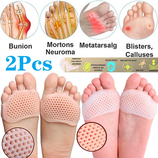 Honeycomb gel toe pad, forefoot pad protector, soft silicone shoe pad,  forefoot pad, foot cover, metatarsal pain relief, toe bursitis protector,  toe separator, foot care | Shopee Malaysia
