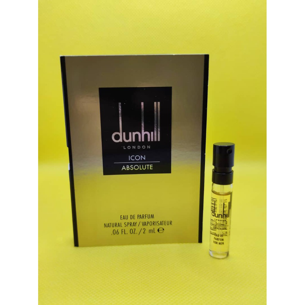 Vial Perfume Dunhil ICON ABSOLUTE EDP For Men Ml Minyak Wangi Lelaki Shopee Malaysia