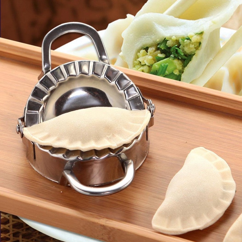 Stainless Steel Dumpling Maker Dough Cutter Ravioli Empanada Press Mold Wrapper Dumplings304不锈钢饺子模包饺子器捏饺子饺子夹水饺模具