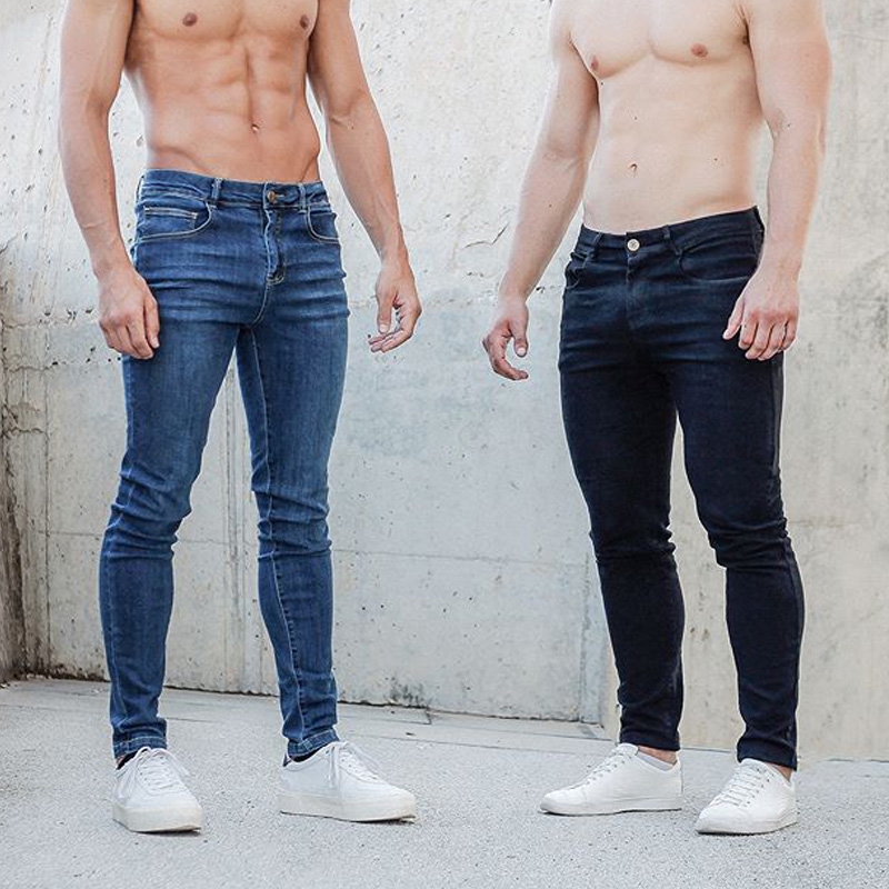 muscle fit skinny jeans