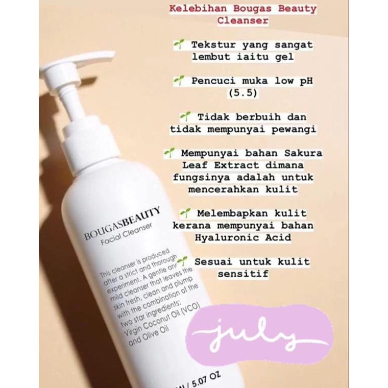 Bougas Beauty Facial Cleanser 150ml Shopee Malaysia