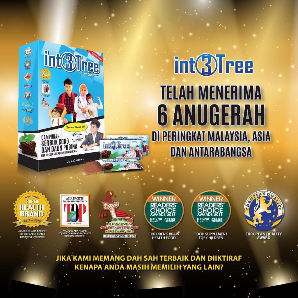 Int3tree M3c Ori Hq Makanan Tambahan 3 In 1 Produk Supplement Minda Kanak Kanak Dan Dewasa Kids And Adult