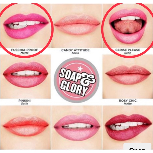 soap and glory lipstick